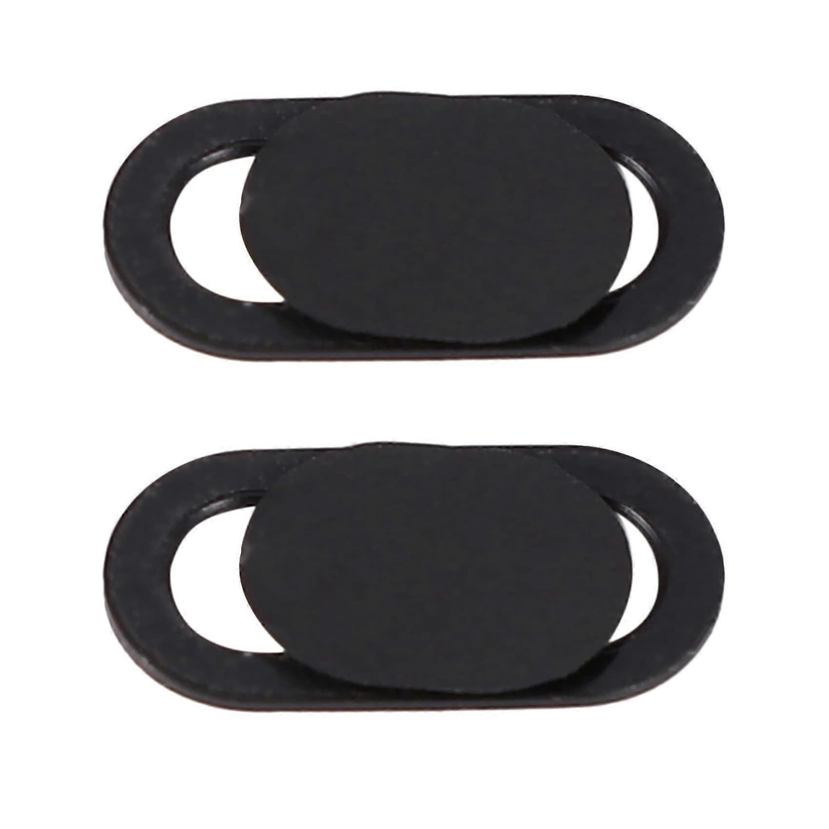 2X Webcam Cover Camera Privacy Slider for Laptop Smartphone Tablet Easy Install Black