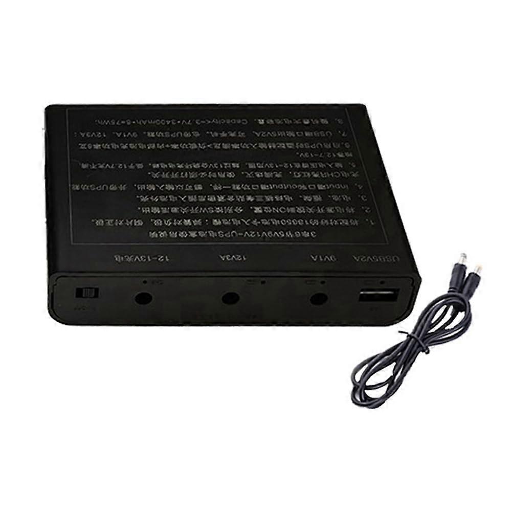 UPS Power Supply Box 18650 Battery Backup DC Constant Voltage MultiVoltage Output for Router DVR