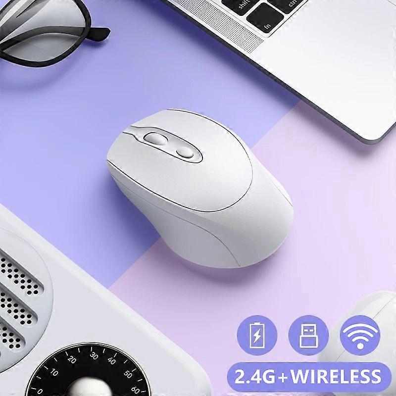 Rechargeable Wireless Computer Mouse 2.4G Bluetooth-Compatible Wireless Mouse USB Silent Gamer Mice For PC Laptop Macbook Tablet