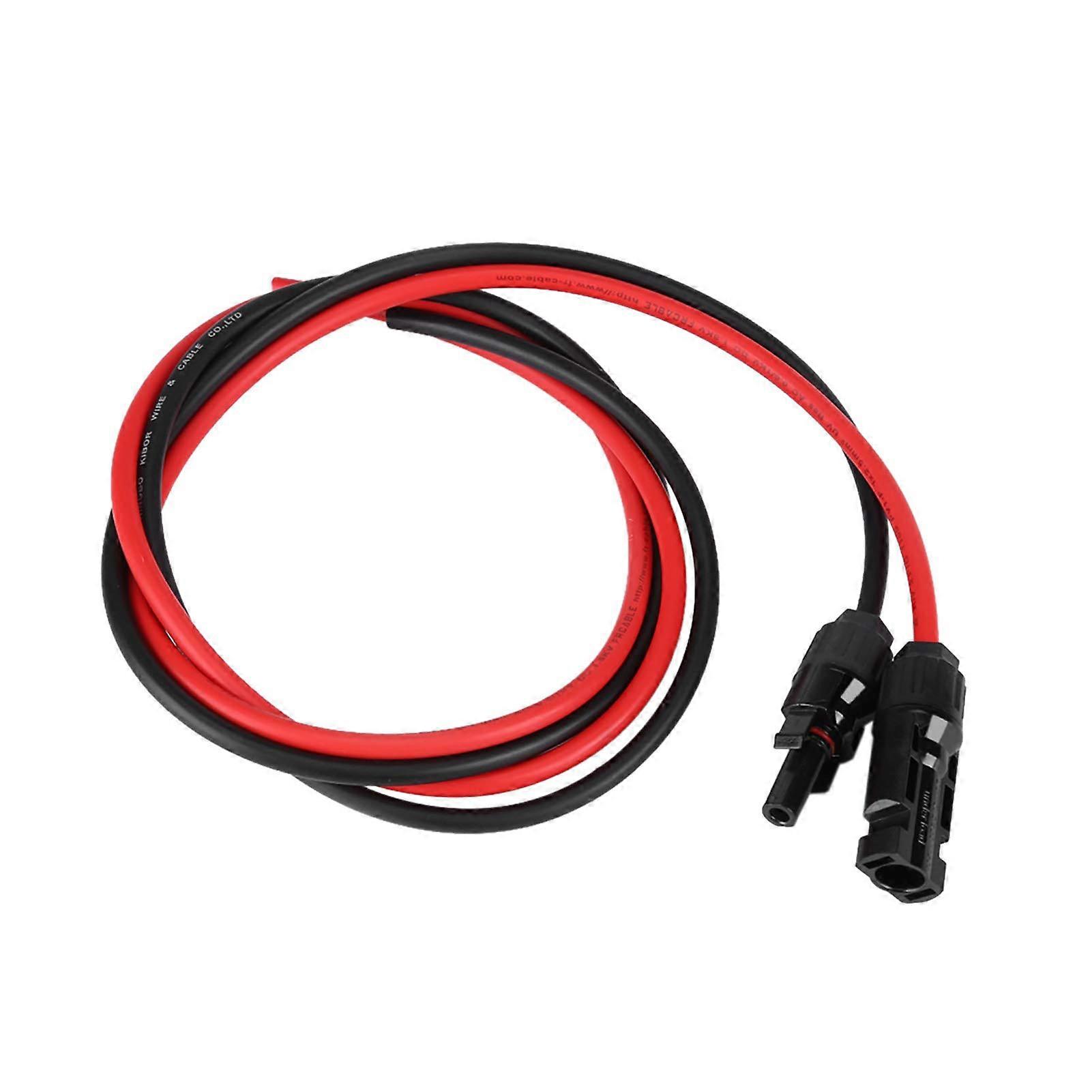 Solar Panel PV Cable Connectors Red and Black for Power Station Junction Box Weatherproof
