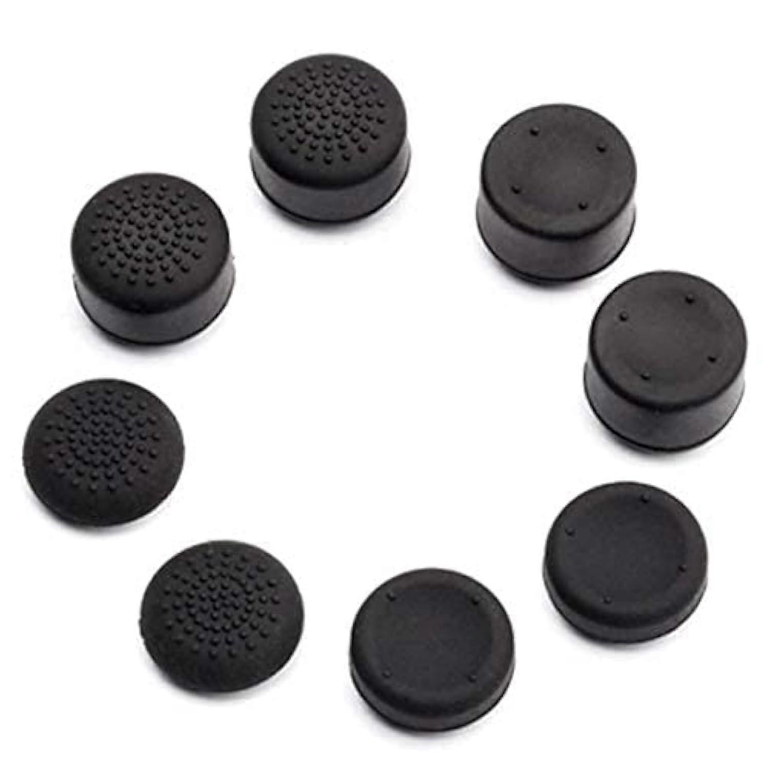 8Pcs Replaceable Thumbstick Covers for Gaming Controllers with Improved Grip and Precise Fit