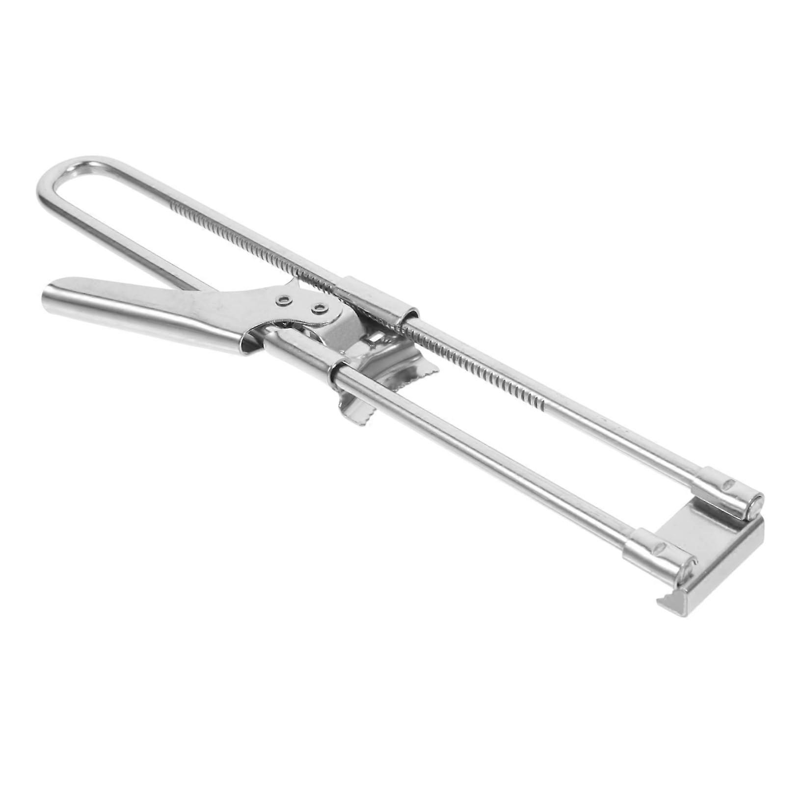 Stainless Steel Adjustable Jar and Can Opener with MultiLid Compatibility for Bottles