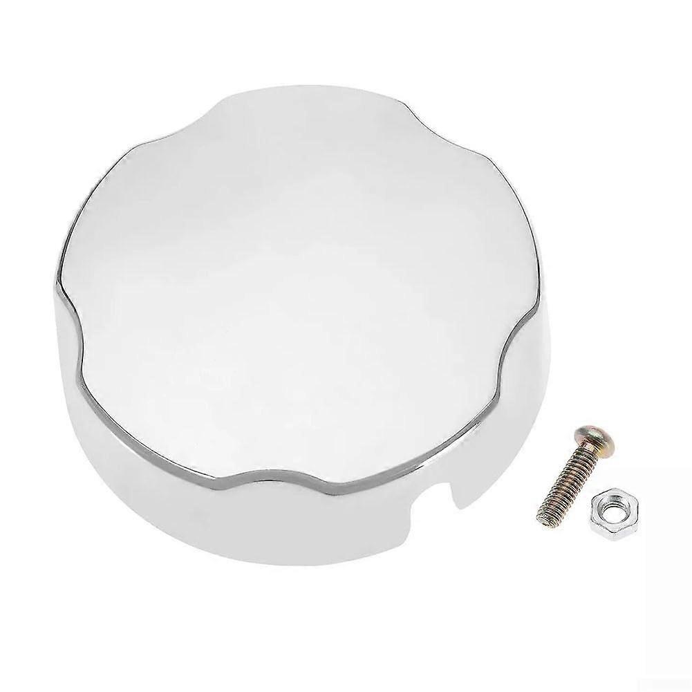 75mm Chrome Bathtub Overflow Control Knob with Enhanced Grip and Sleek Finish Replacement