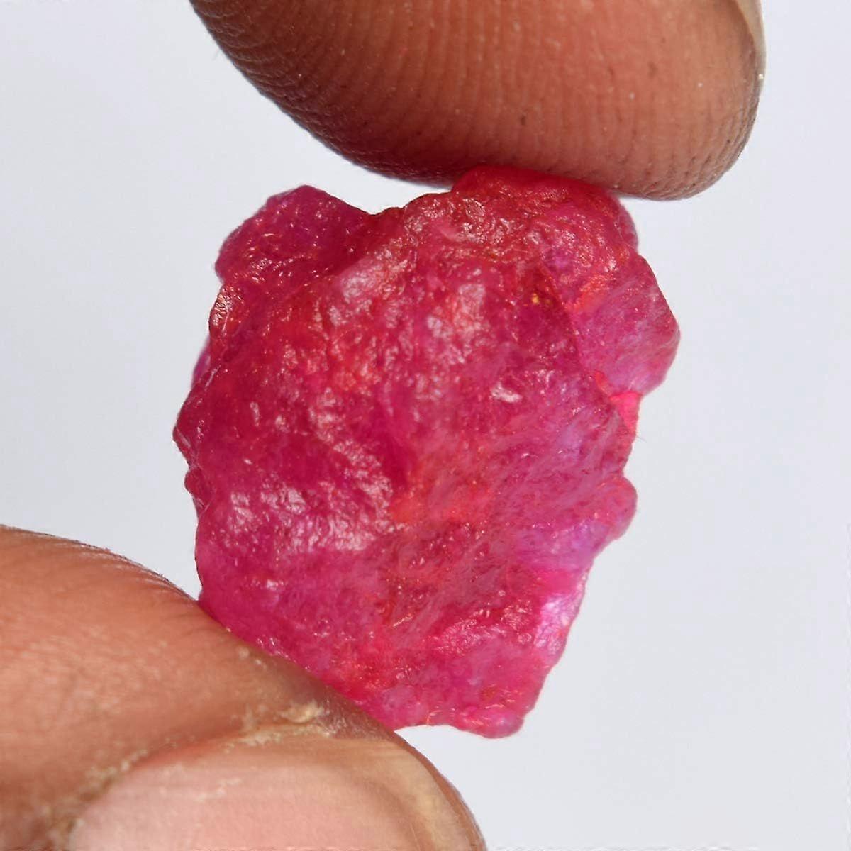 XLLHXF Energy Stone Healing Power Ruby 7.00 Ct Rough Red Ruby Gemstone for