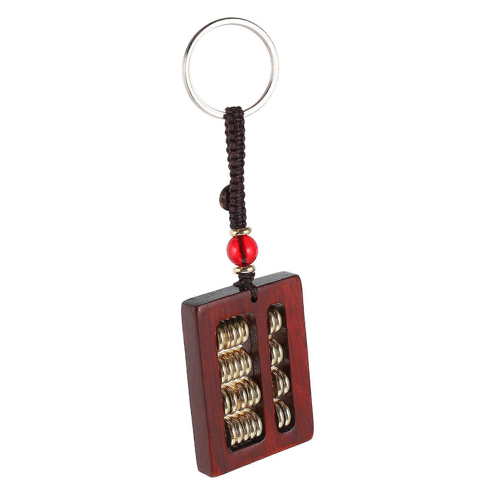 Creative Abacus Key Ring Pendant for Decor Car Interior Hanging Decoration