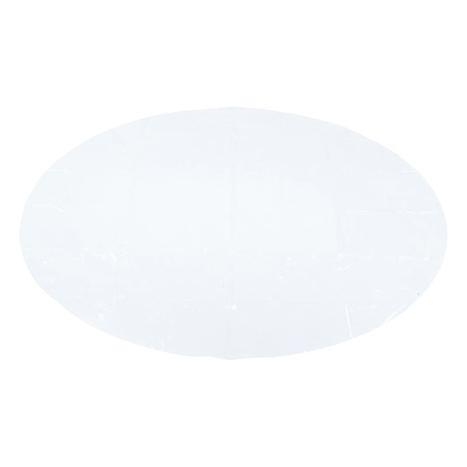 Waterproof Table Cover PVC Tablecloth for Home Dining 2Pcs Transparent Set