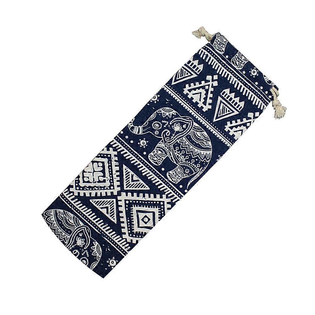 Straw Storage Bag Drawstring Pouch for Straws Storage 5Pcs Multi Color