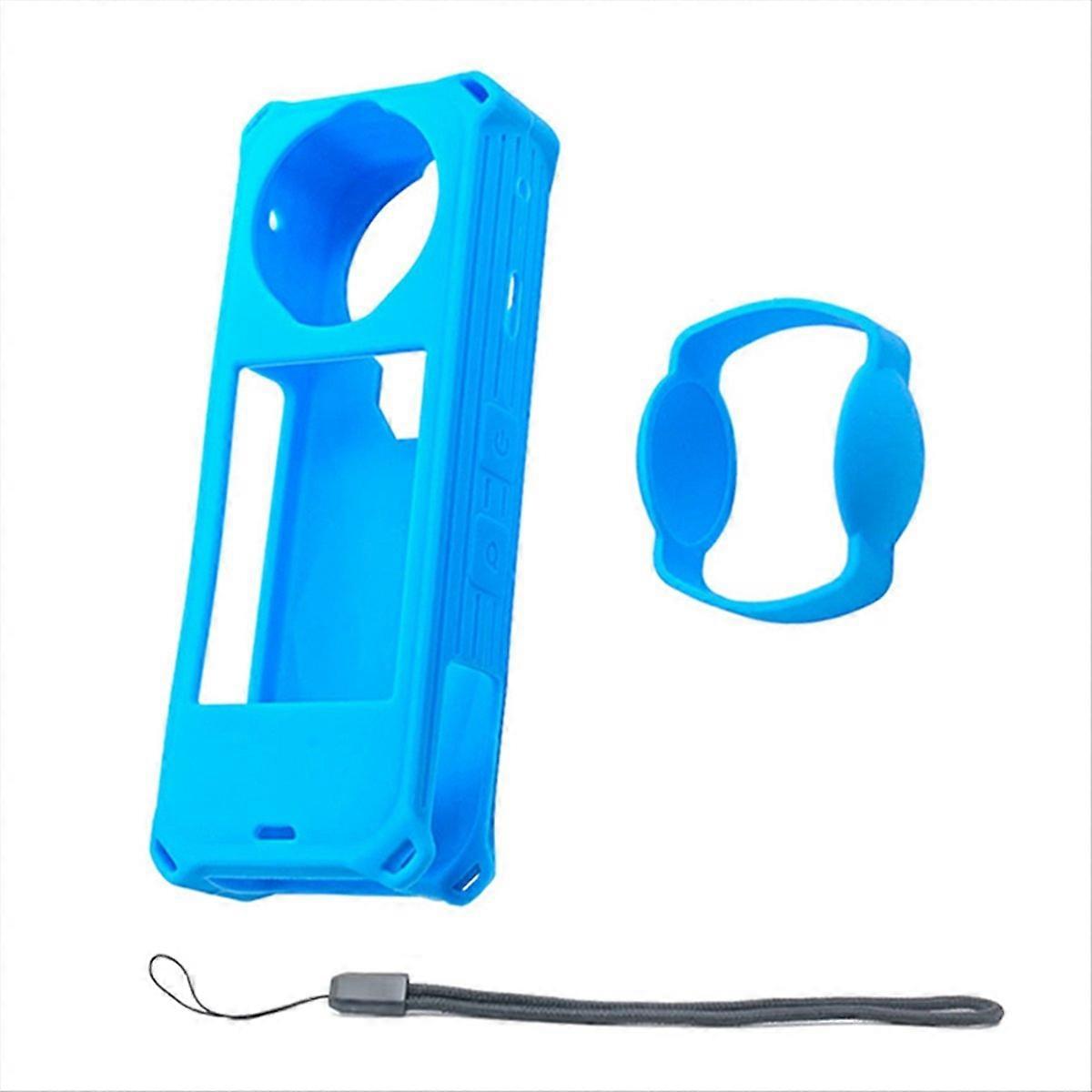 Silicone Protective Case for X5 Camera Anti-Scratch Blue