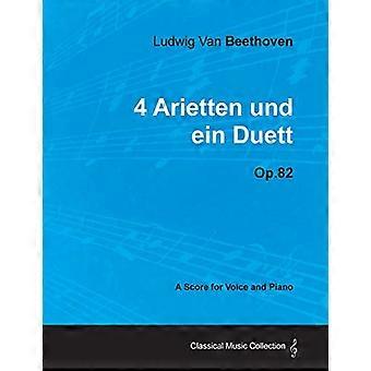 Ludwig van Beethoven-4 Arietten und ein Duett-op.82-A Partitur für Singstimme und Klavier