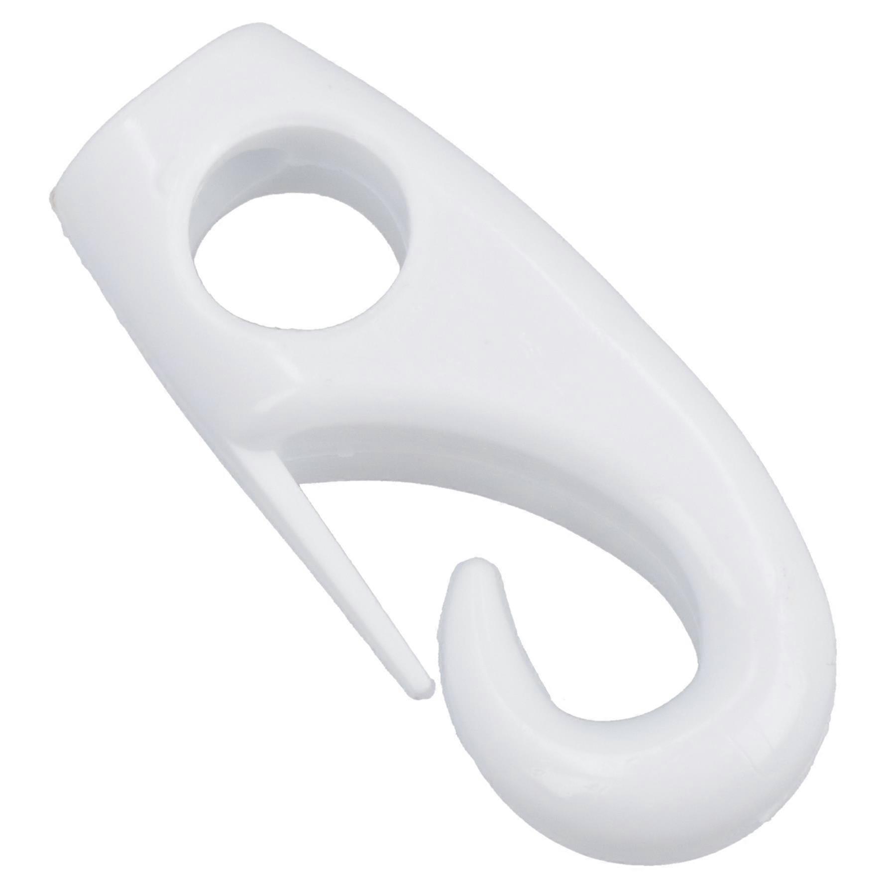 8mm Hook for Bungee Elastic Rope Shock Cord Strap Black Nylon Non-Rust