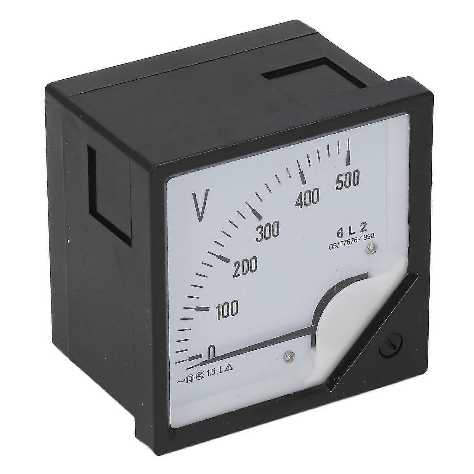 Panel Mount Voltmeter 0-500V AC Analog Voltage Meter