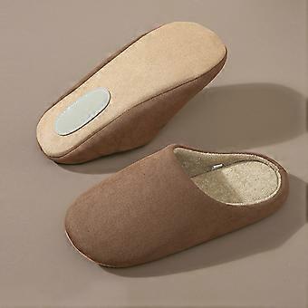 Unisex Quiet Indoor Slippers – Soft Non-Slip Sole for Wooden Floors, Spring/Autumn Casual Home Use, Compatible with Silent Walking