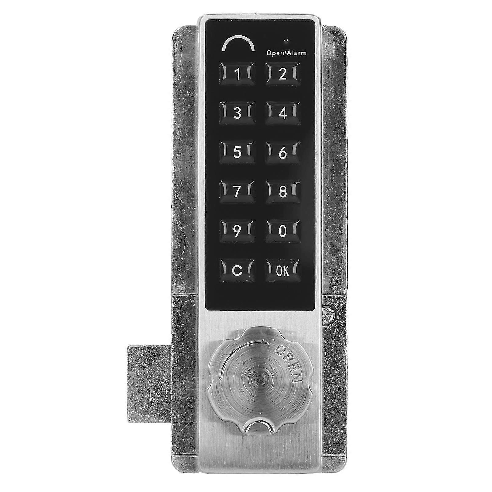 Electronic Keypad Door Lock with Adjustable Code and Battery Backup for Sauna Cabinet Drawer