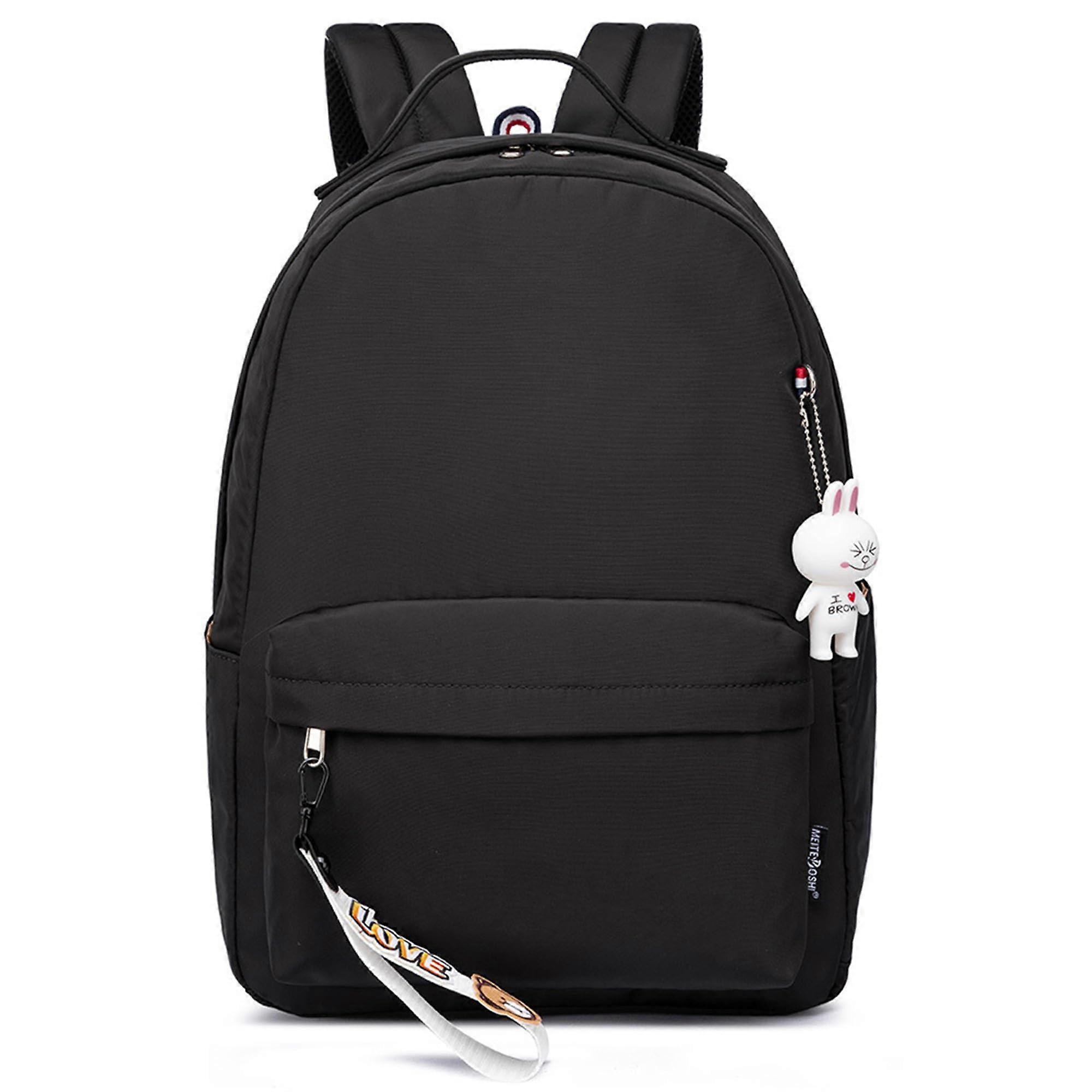 Anime Canvas Laptop Backpack with MultiPocket Organization and Adjustable Shoulder Straps