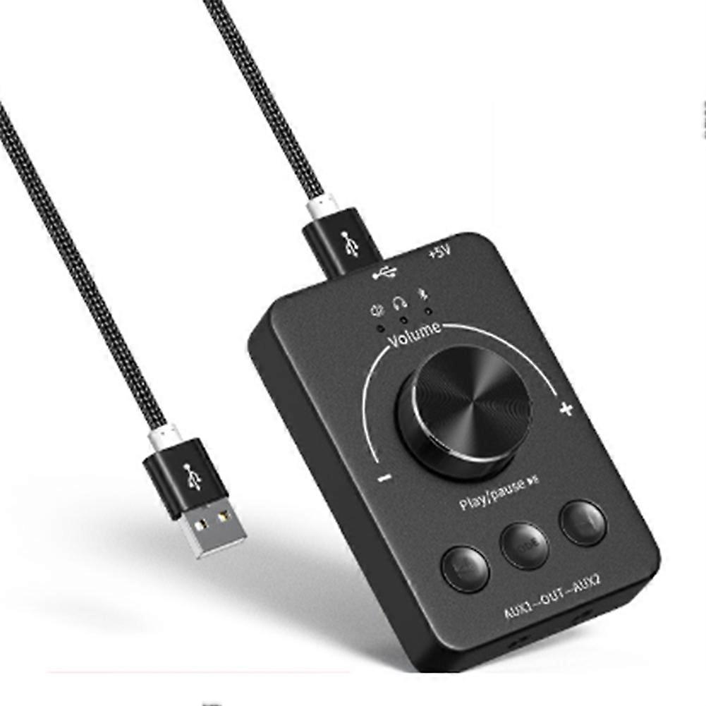 Sound Controller USB Computer Volume Control Knob BluetoothCompatible  External Volume Control Ad