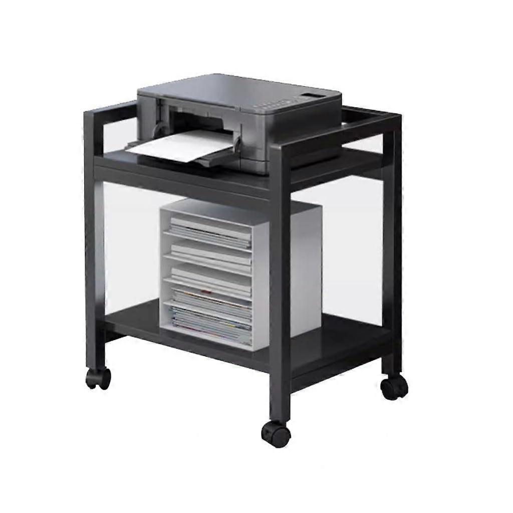 Printer Stand with Wheels, MultiLayer Storage Office Printer Table for Home and Workspace
