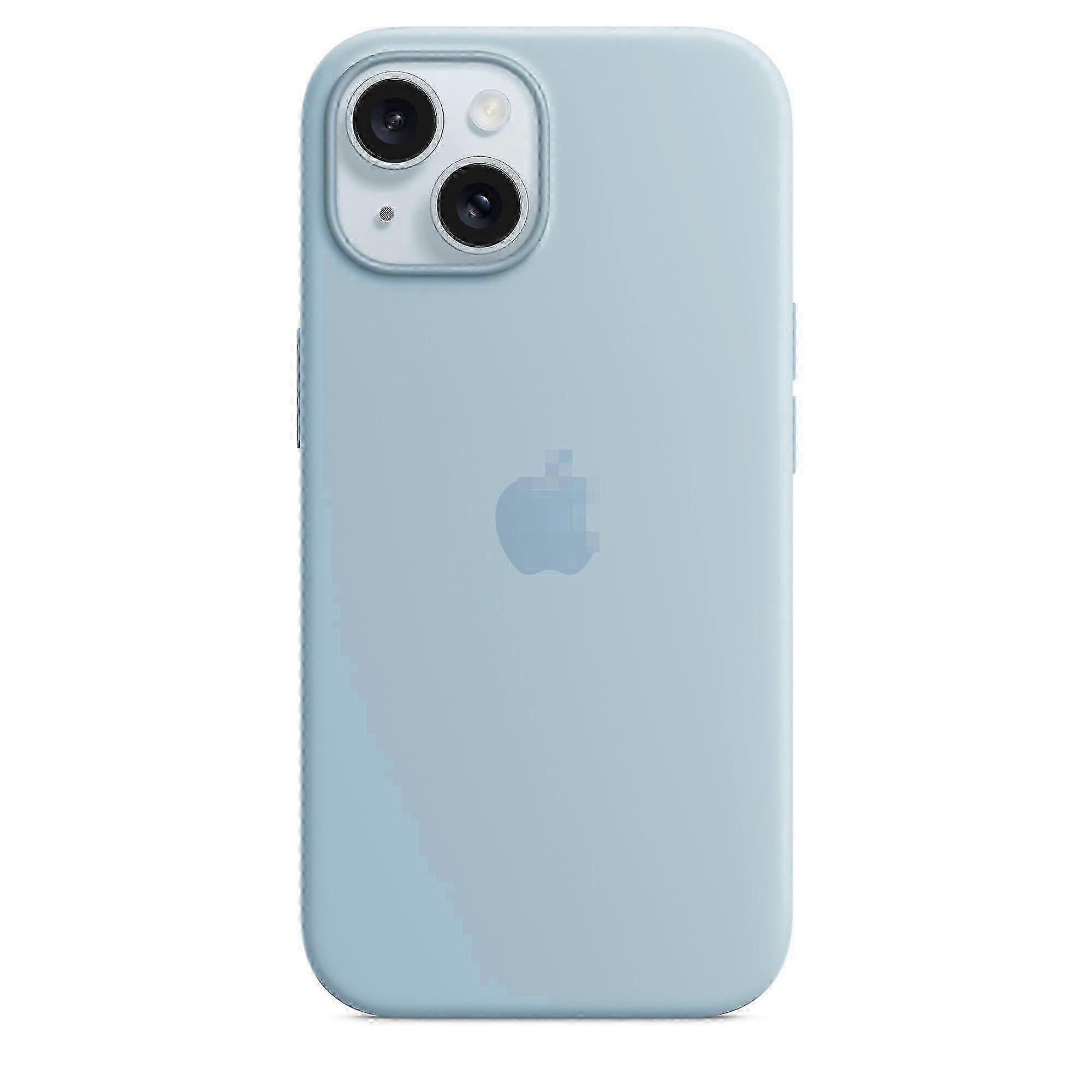 Capa de silicone Magsafe para iPhone 15 de 6,1 polegadas, design com toque suave