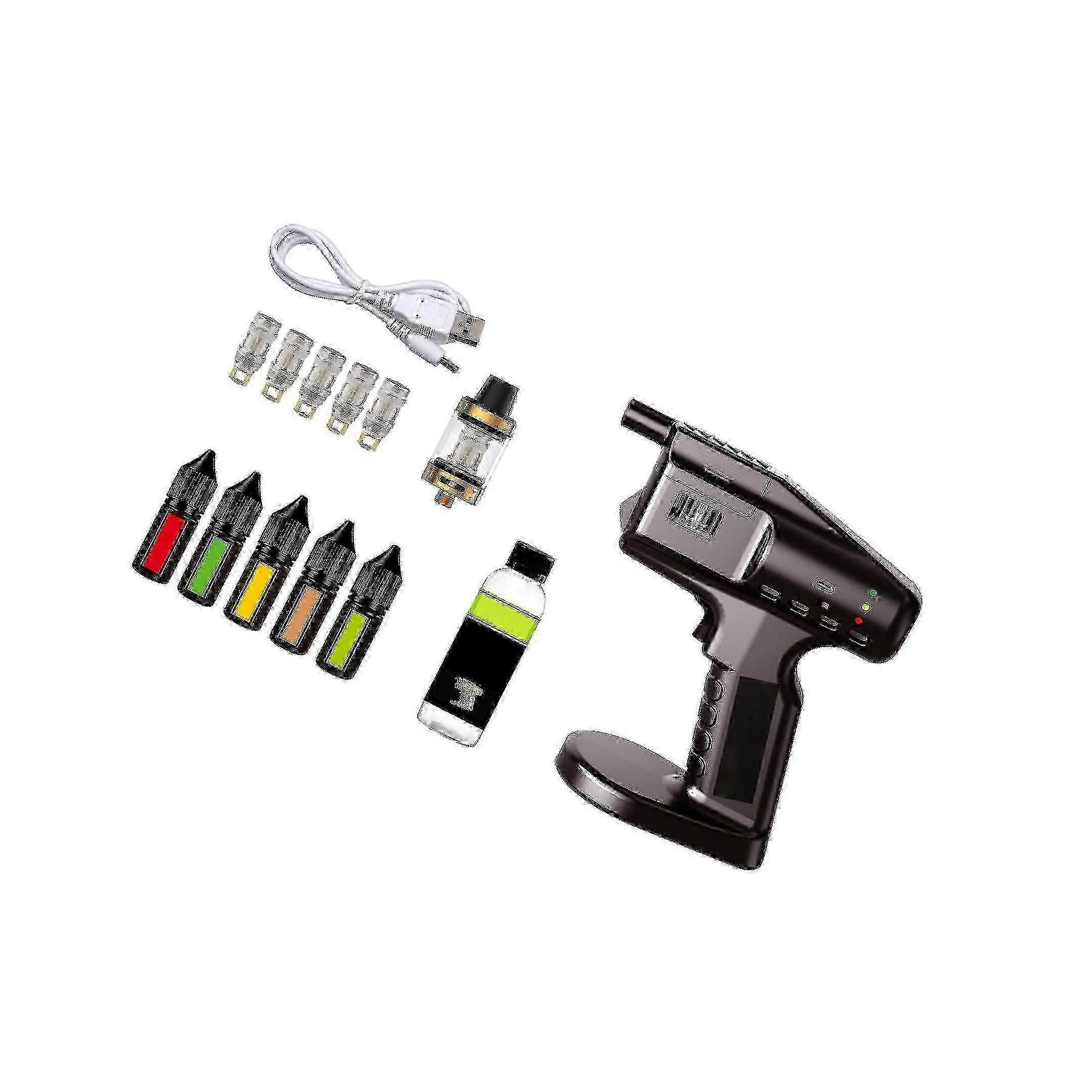 Handheld Cocktail Bubble Maker Machine with Accessories