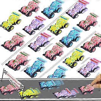 28 Pack Pull Back Cars and Trucks Toy, Small Cars Pull Back Racing Vehicles Set, Mini Toy Cars, for Toddlers, Kids Stocking Stuffers, Classroom Exchan