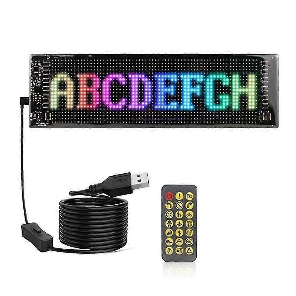 Led Matrix Display Auto Panel Flexible Pixel Programmierbare Scrollen Werbung DIY Animation Text Matrix Panel RGB 20x64