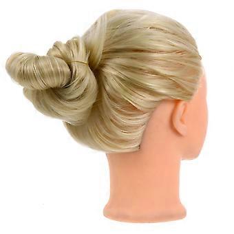 Hair Styling Practice Mannequin Head with Wig Hair Golden Color