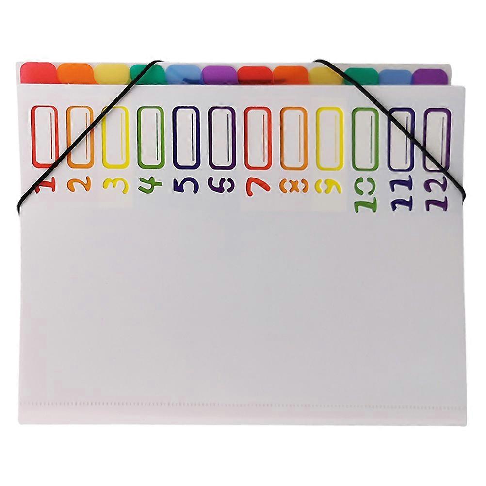 Document Organizer Plastic Document Folder for Office Use Multi-Layer File Folder