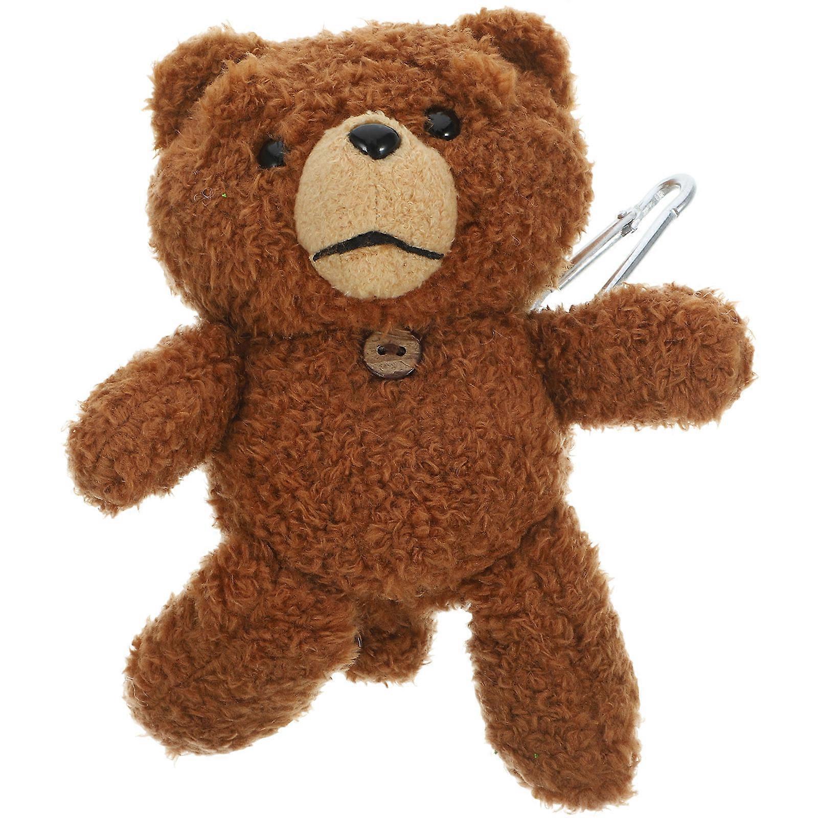 Wireless Earphone Protective Cover Plush Bear Shape for Earphone Box