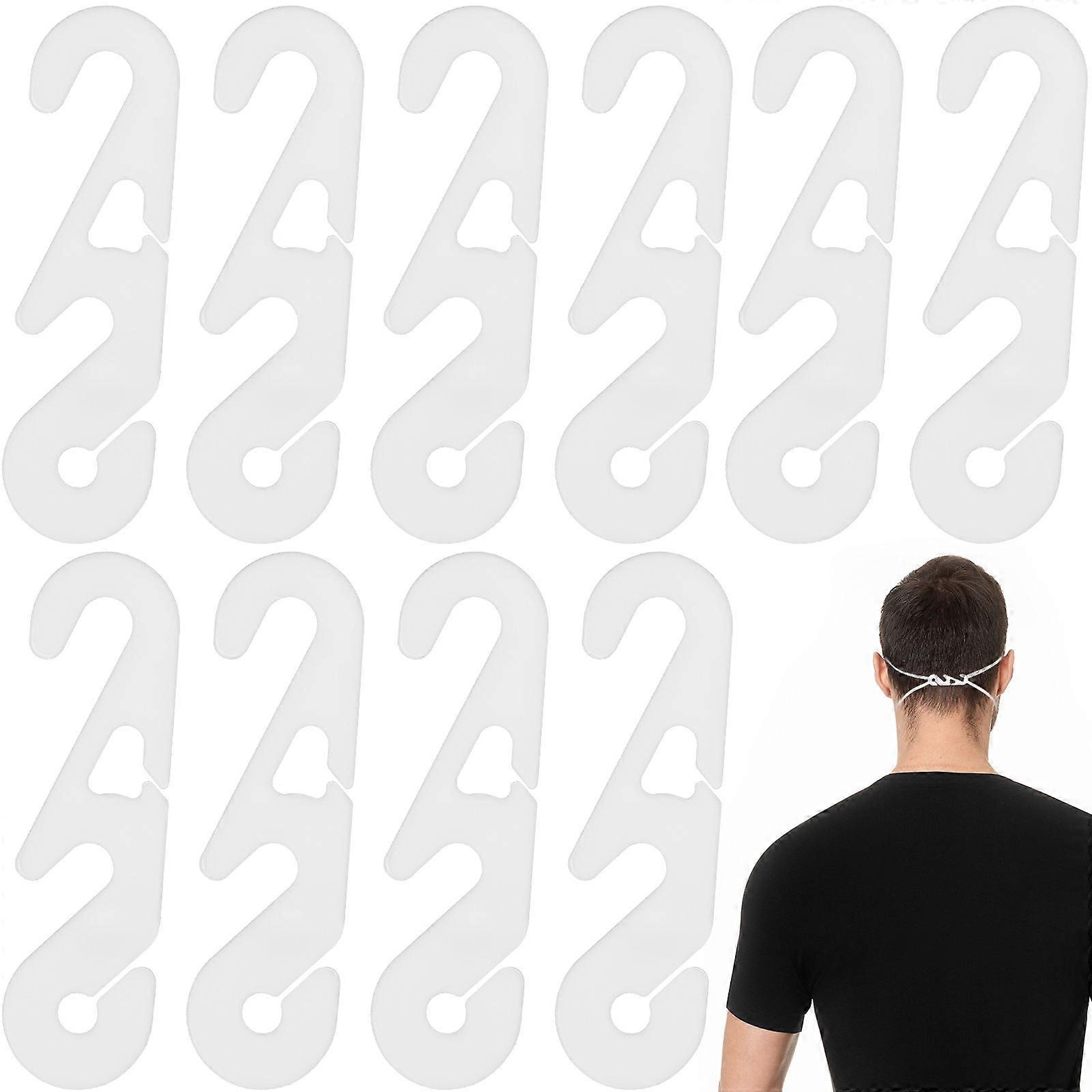 Mask Hook Extenders for Ear Support with 30Pcs Adjustable Strap Buckles