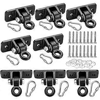 Heavy Duty Swing Hangers Swing Set Hardware Playground Porch Yoga Seat Trapeze Wooden Sets Indoor Outdoor Set of 8 2026