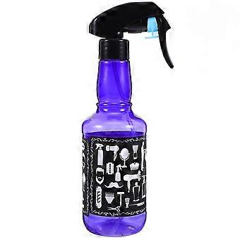 Retro Pneumatic Spray Pot Hairdressing Makeup Garden Water Spray Bottle 350ML (Purple)