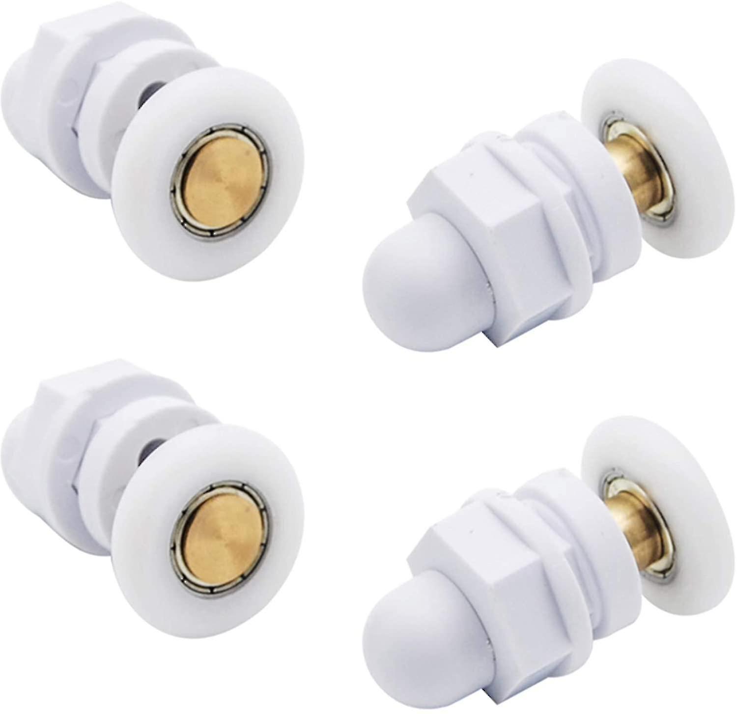 Shower Door Sliding Casters, Durable, Waterproof And Rust-proof (pack Of 4)