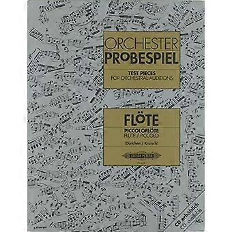 Morceaux d'examen pour auditions d'orchestre – Partition pour flûte et piccolo