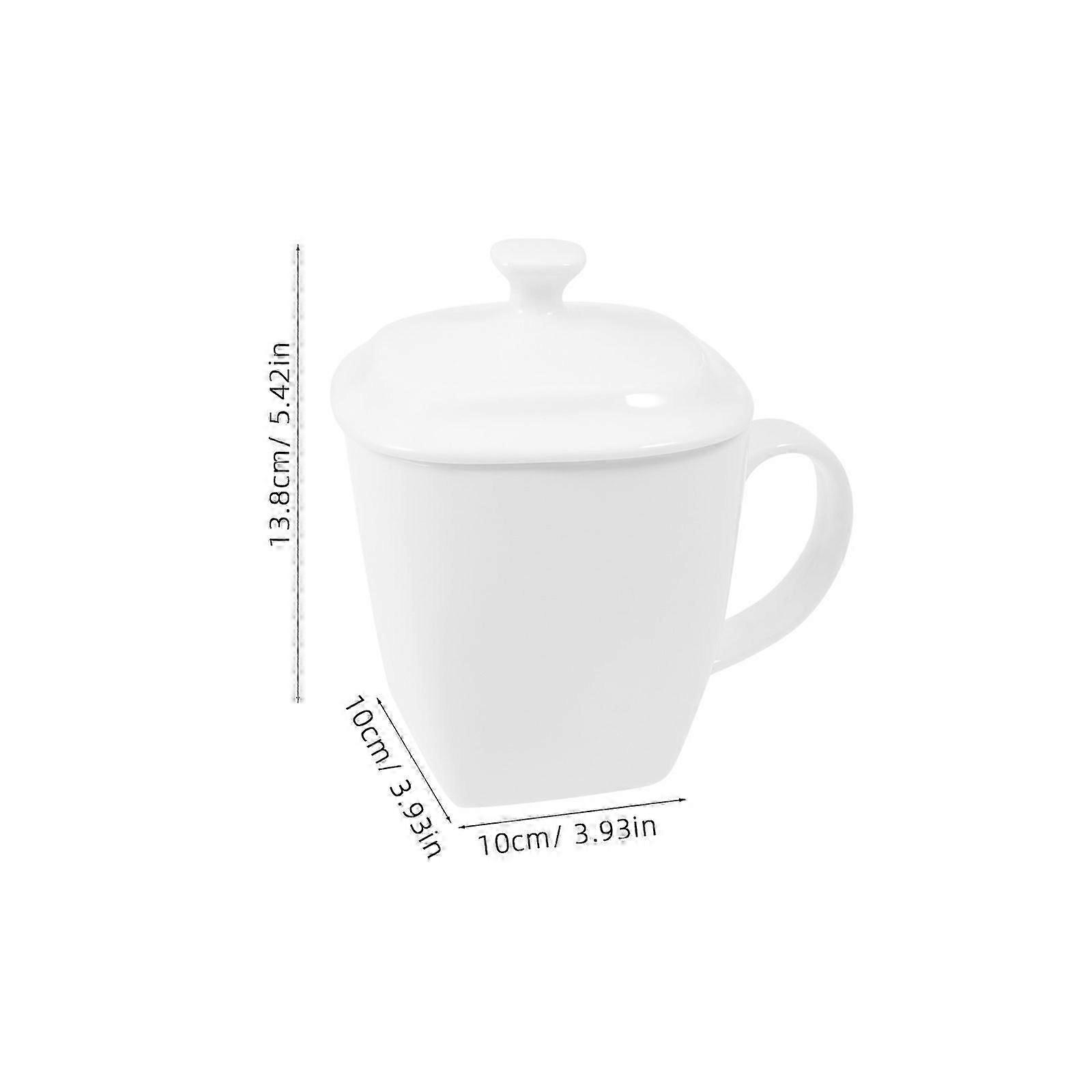 White Ceramic Mug for Drinking Use Bone China Tea Mug