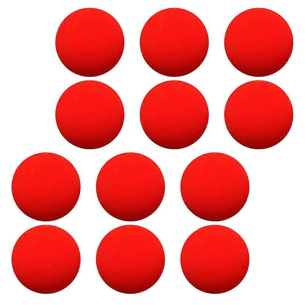 Red Sponge Ball Magic Trick Prop for Stage Performance 12Pcs Sponge Balls