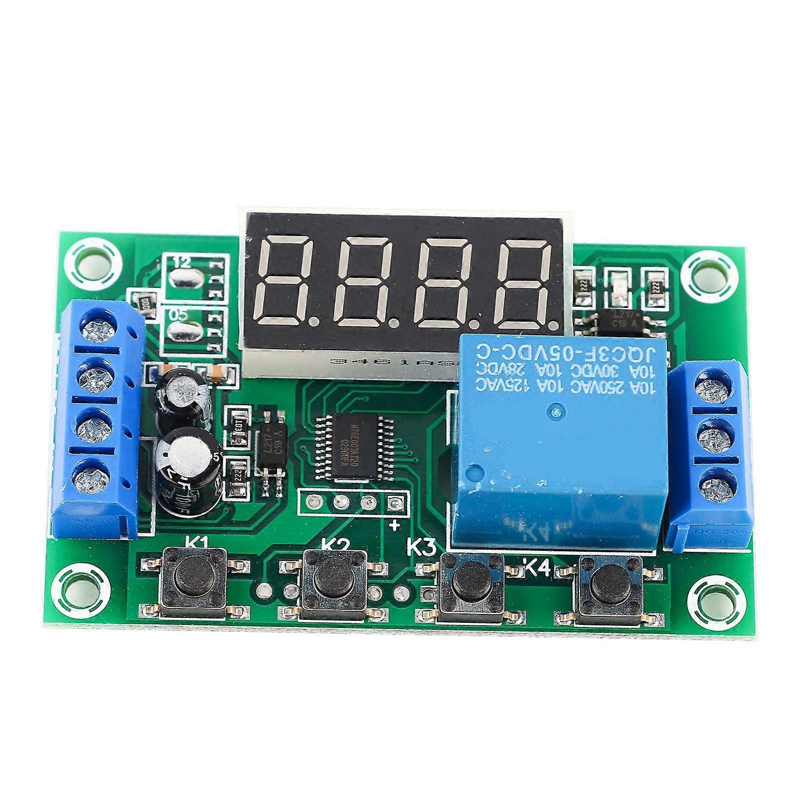 LED Display Adjustable Timer Relay Automation Control Switch Module (5V)