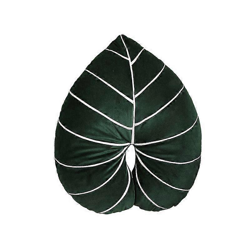 Turtle Back Bamboo Sofa Pillow Cushion Leaf Shaped Throw Pillow