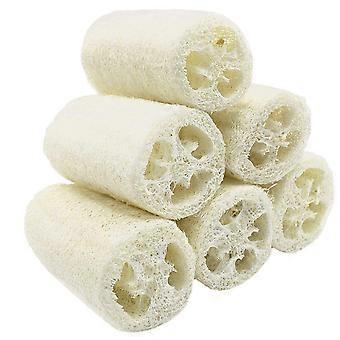 100% confezione da 6 (circa 4-5 pollici di lunghezza) complesso di luffa organica, esfoliante spa complesso di luffa. Lozione da bagno naturale Luffa.