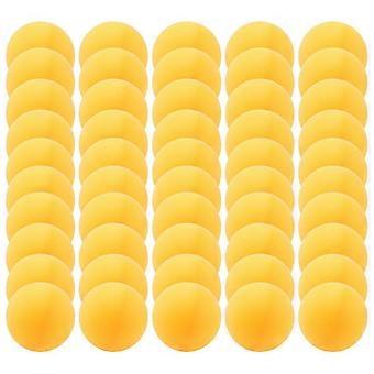 50 Pcs 40mm Yellow/White Table Tennis Balls