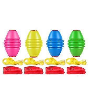 Double Pull Ball Toy for Parents and Children, Outdoor Use, Hand-Eye Coordination Training, Multi-Color Portable Pull Ball