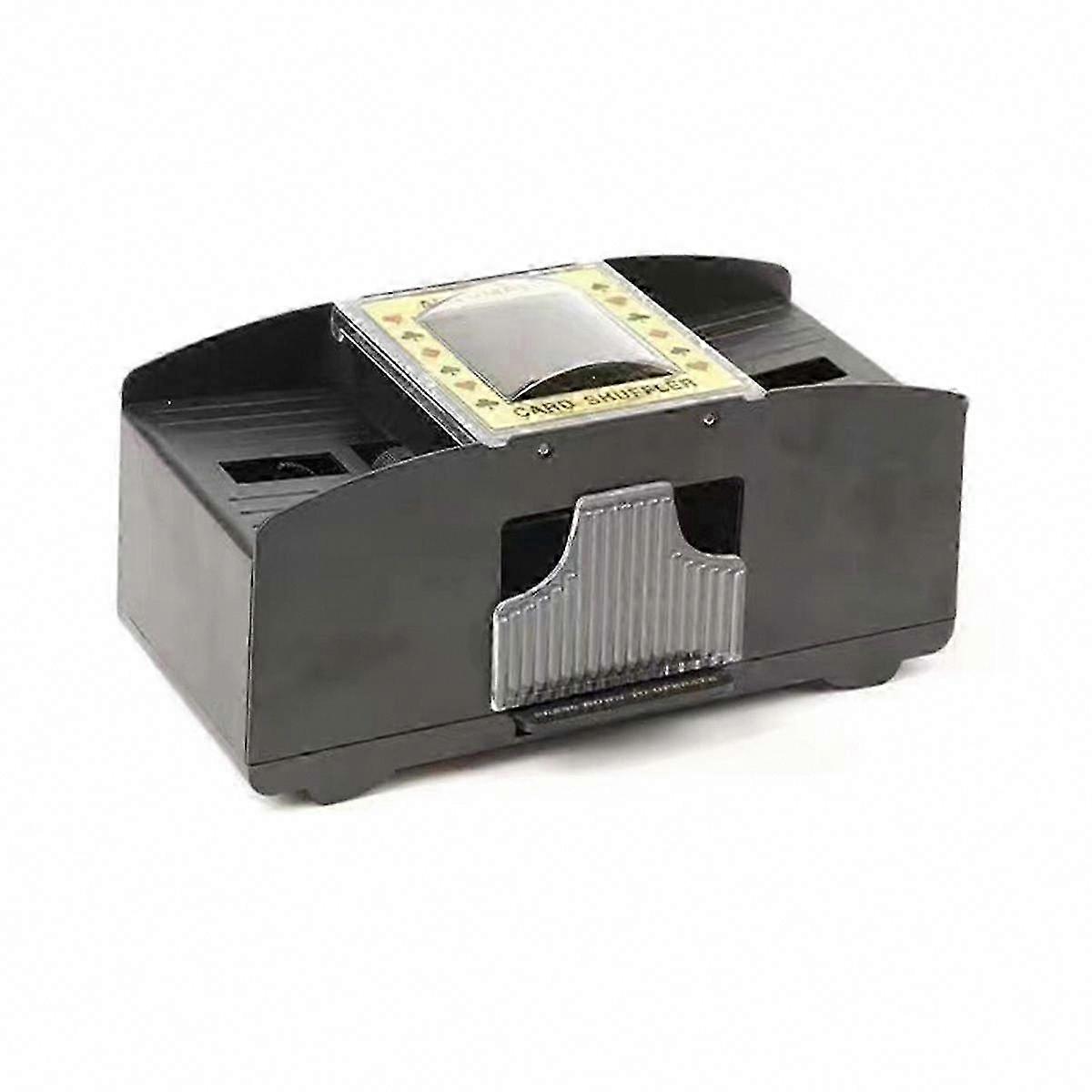 2-Decks/4-Decks Automatic Card Shuffler Easy Using Shuffling Device for Camping Trips