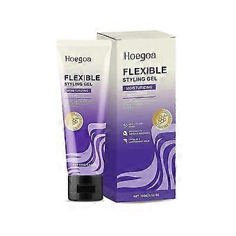 Gel Hidratante para Modelar Cachos com Glicerina, Cera de Abelha e Óleo de Rícino Fixação Duradoura, Controle de Frizz e Brilho para Todos os Tipos de Cabelo | Alimento Nutritivo Natural