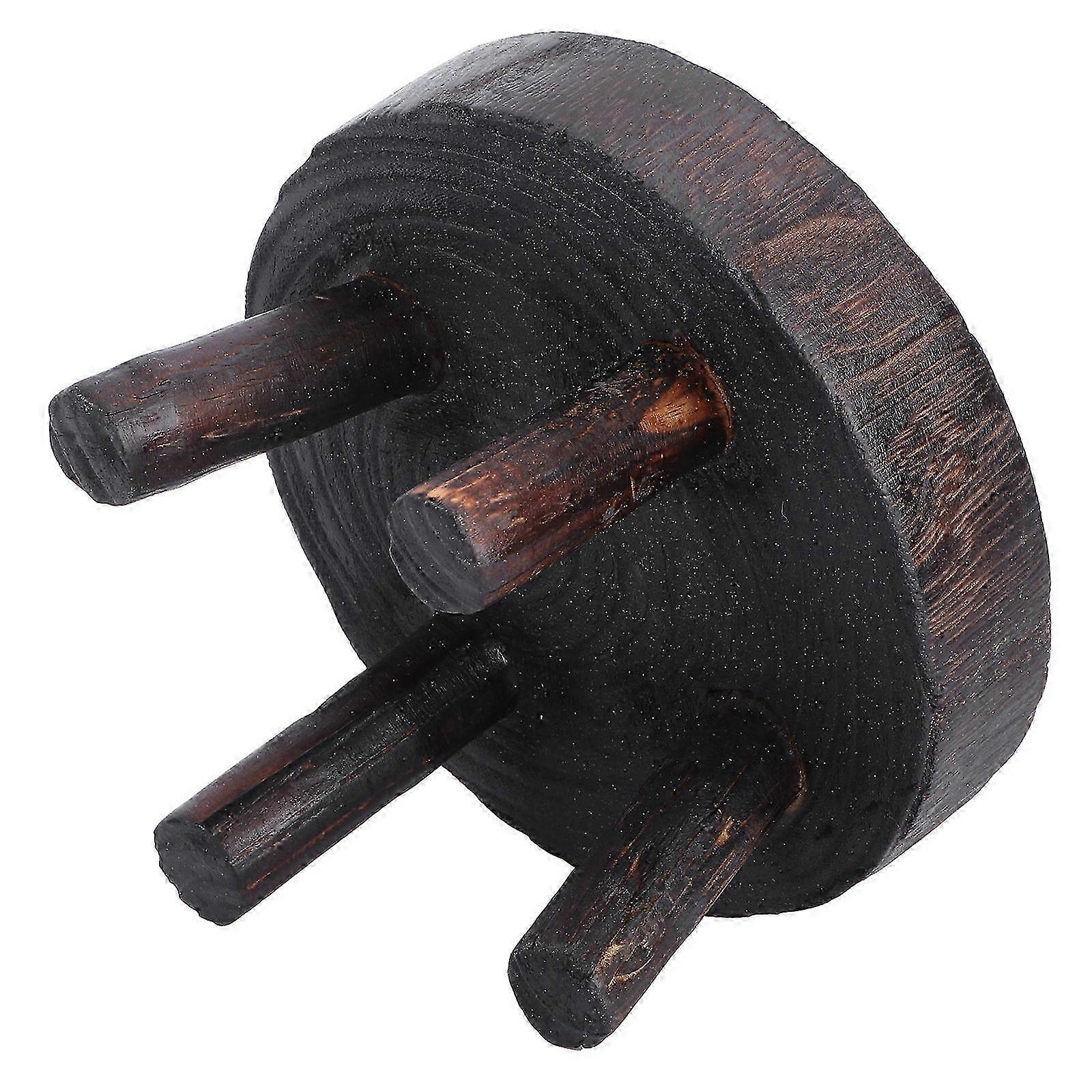 1Pc Solid Wood Decoration Stool Shaped Flowerpot Rack Storage Holder Candlestick