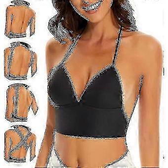 Low Back Bras compatible with Women - Seamless Wire Free Bralette Backless Bras