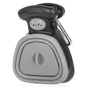 Portable Dog Pooper Scooper compatible with Small and Large Dogs with Bag Attachment and Leash Clip