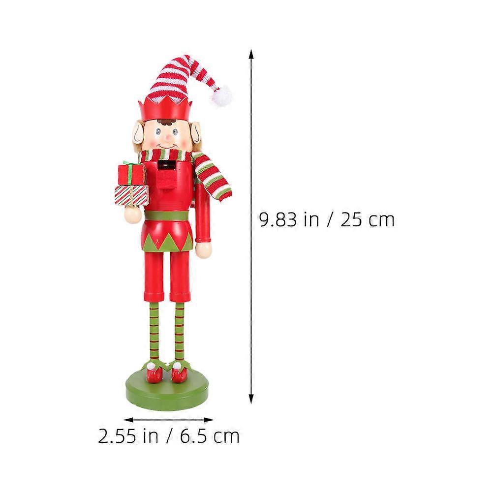 Classic Wooden Nutcracker for Decor Christmas Nutcracker