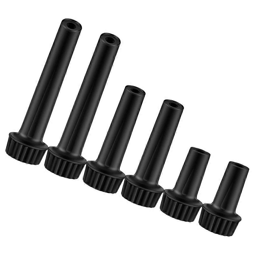 6pcs  Lamp Switch Replacement Turn Switch Knob Plastic Lamp Switch Part Accessory (E26)