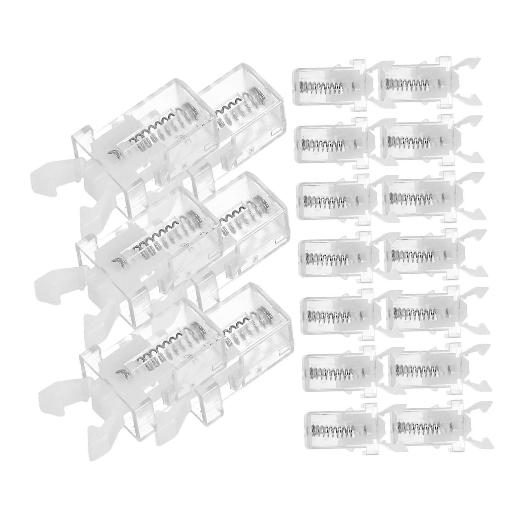 20pcs Automatic Spring Latch Buckle Lock for Trash Bin and Small Lid Compact Press Closure