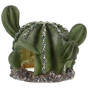 Reptile Hide Out Resin Cactus Shaped Reptile House Reptile Hideout Resin Reptile Hiding Hut,L