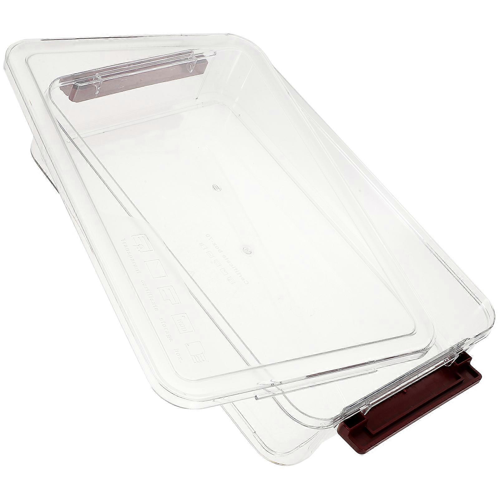 Portable Project Case Box for Document Storage and Paper Protection