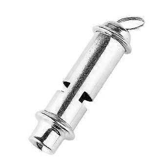 2pcs Metal With Lanyard, Safety Whistles For Sports, Referees, Dog Walkers, Hiking, Camping